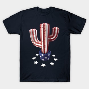 Cactus 4th of July Independence Day Shirt Women Men Kids T-Shirt